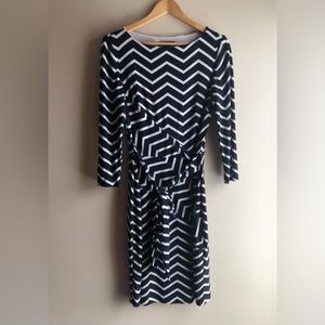 Lauren Ralph Lauren Women’s Wrap Long Stripped Dress Size 8